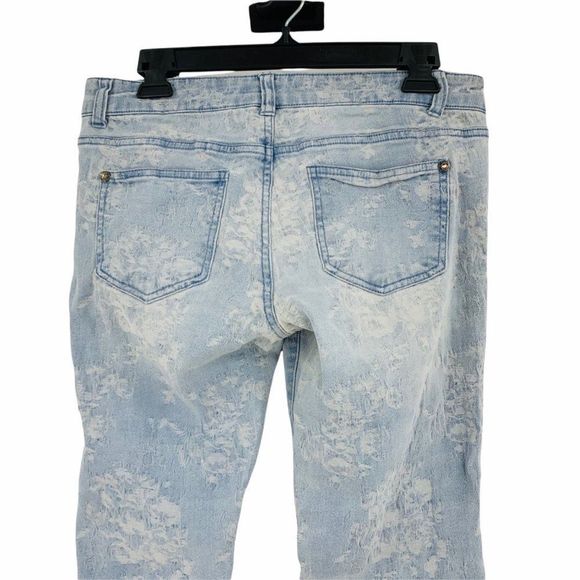 Women's Jeans Celebrity Pink sz 7 Texture 9848 - Picture 5 of 7